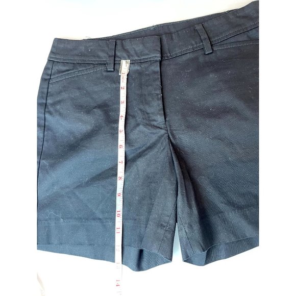 Talbots Womens Perfect Shorts Mid Rise Stretch Summer Casual Solid Black Size 2 - Picture 4 of 10